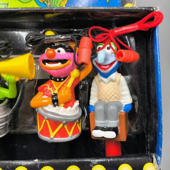 Rare Muppets Personality Pens with Figure Toppers Vintage Set of 6 in box - Picture 4 of 11